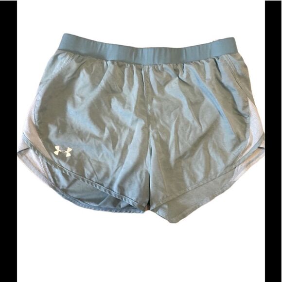 Under Armour Blue and white athletic shorts Medium - Picture 1 of 9